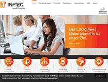 Tablet Screenshot of inftec.ch